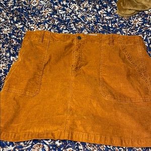 Burnt orange Corduroy skirt